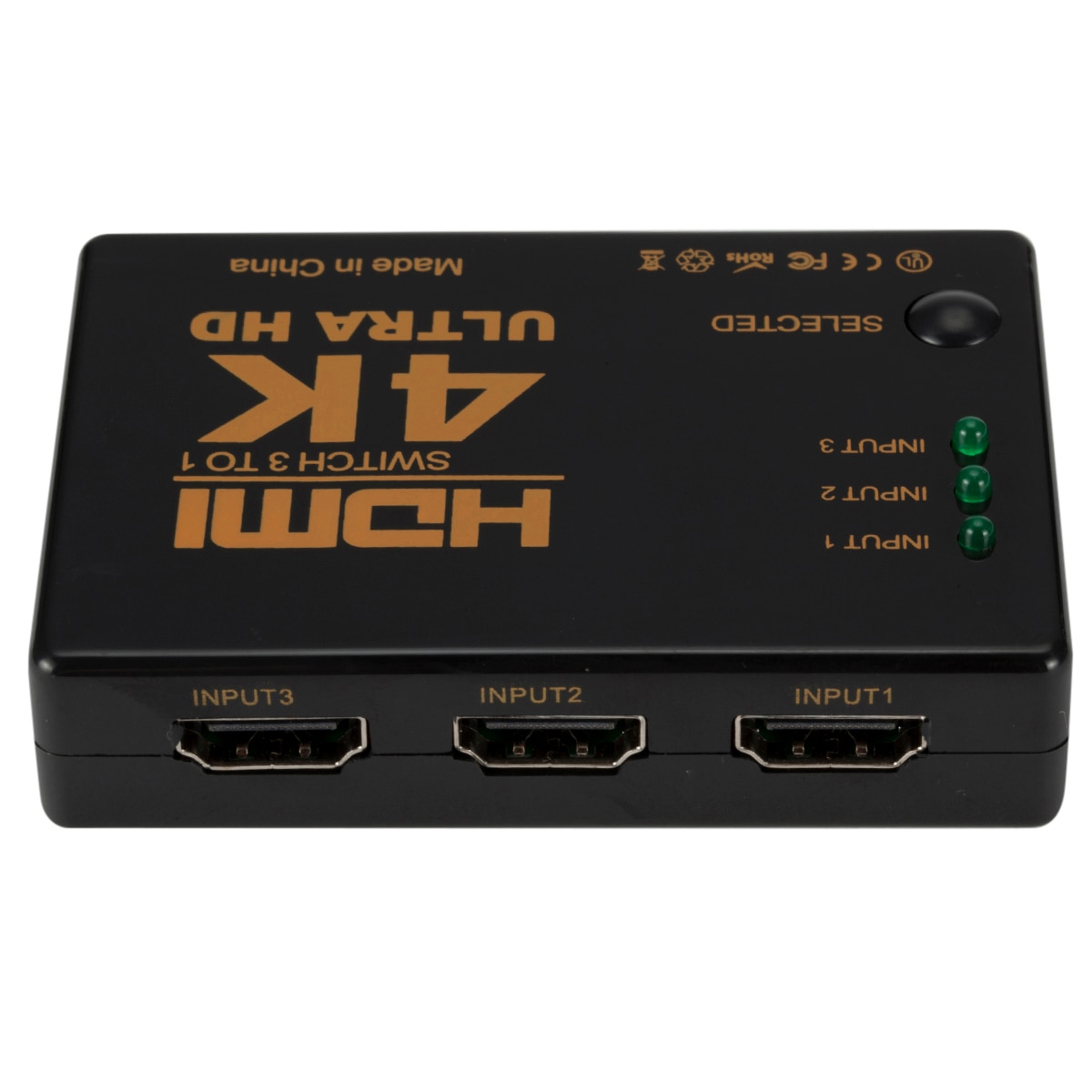 Grwibeou 3 Poort 4K * 2K 1080P Switcher Hdmi Switch Selector 3X1 Splitter Box Ultra hd Voor Hdtv Xbox PS3 PS4 Multimedia