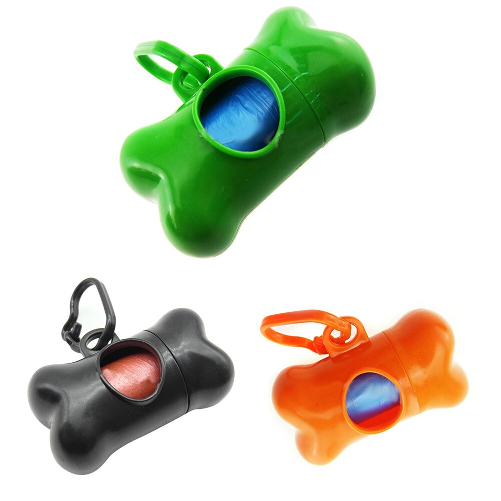 XC PortablePet Dog Bone Shape Garbage Waste Clean-Up Bag Dispenser Box Carrier Dog Supplies Pet Products