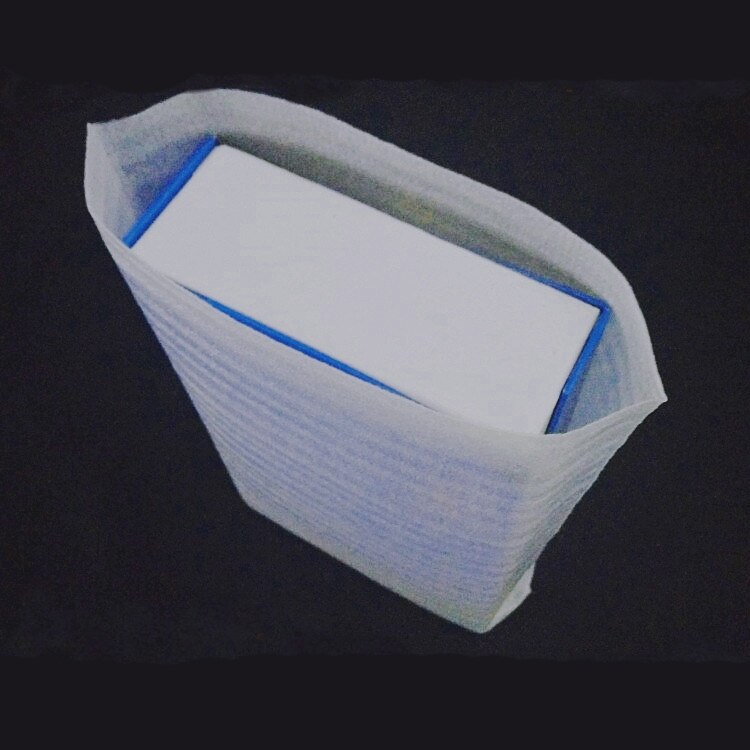 Feuille de protection en mousse EPE, 15x20cm (5.91x7.87 pouces), 0.5mm, 50 pièces, mousse d&#39;isolation, pochettes d&#39;emballage, matériau d&#39;emballage