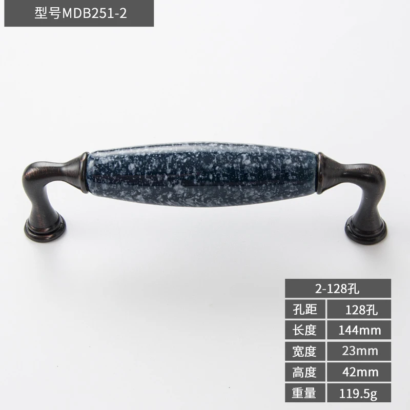 Amerikanischer Kleiderschrankgriff, Türgriff Ich bin europäischen Stil, Küchenschrank, Schublade, Keramik, Möbelgriff: Silber
