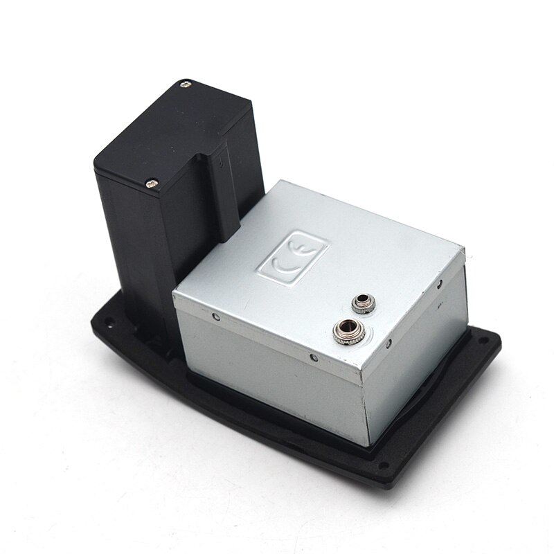 Opus-IV 4 Band Acoustic Guitar EQ Black Preamp 4-Band EQ Equalizer 96*58MM Pickup Black