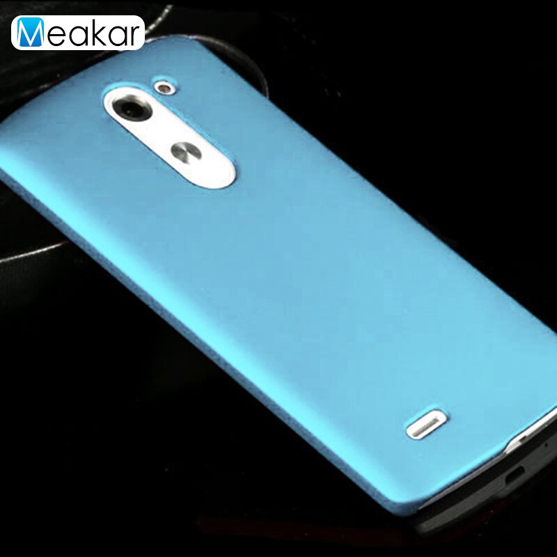 Funda de plástico mate 5.5para Lg G3 Stylus funda para Lg G3 Stylus Dual D690 D690n D693n Coque trasero de teléfono funda: For G3 Stylus Dual / sky blue