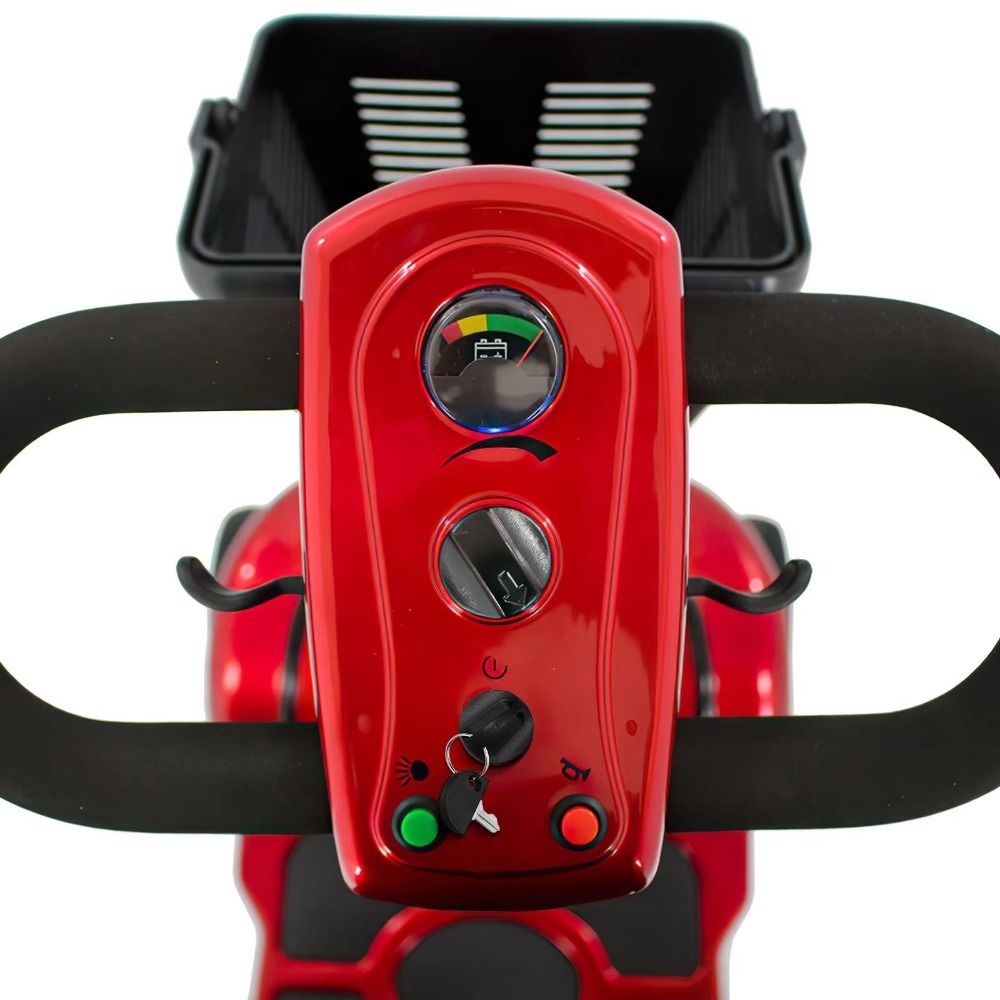 Svart nyckel för elfordon, metallnyckel för kompakt mobilitetsscooter, estetiskt tilltalande, robust nyckel för resescooter