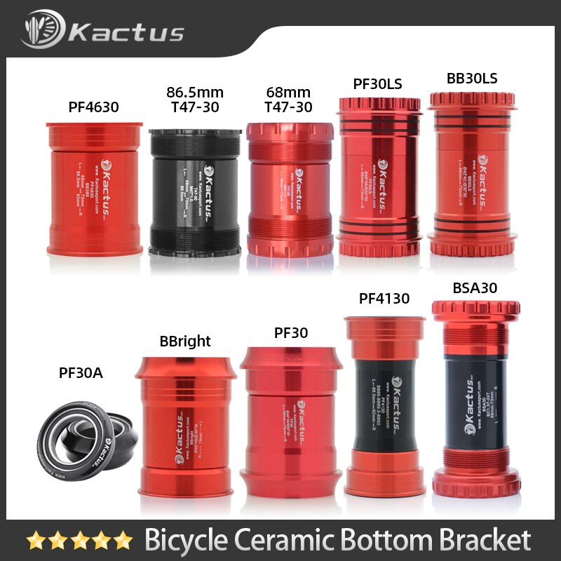 Movimento centrale della bicicletta movimento centrale 30mm albero cuscinetto ceramico parti della bicicletta PF30/PF4130/BB30/BSA30/T47 per bici da strada MTB