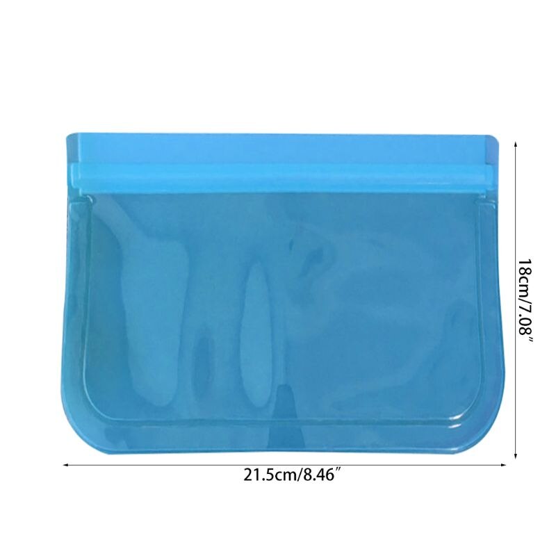 Reusable Gallon Freezer Bags , Easy Seal Gallon Storage Bags Leakproof for Food X7YD