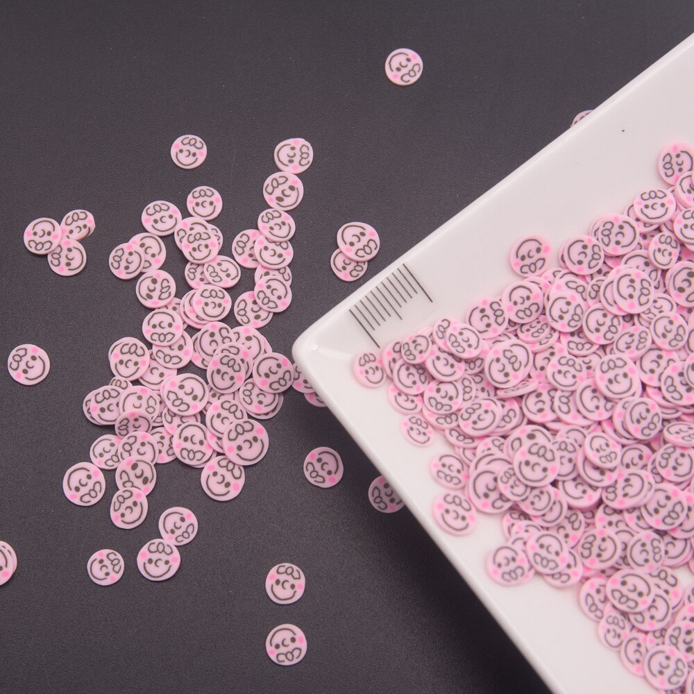 65g Love Envelope Shape Polymer Clay Slices Sprinkles for Phone Decoration,Scrapbook Shaker Card DIY,Filler Filling: 5