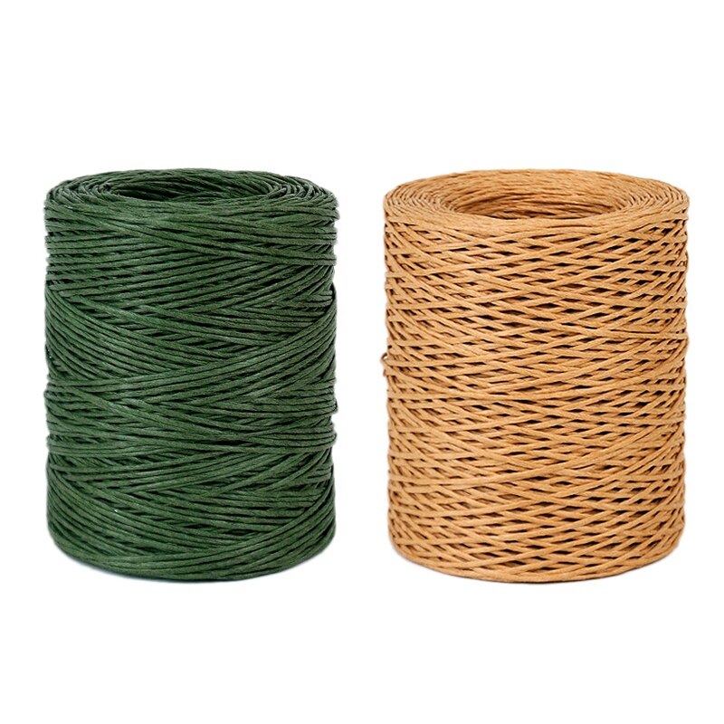 1.0Mm Floral Bind Wire Wrap Twine Handmade Iron Wire Paper Rattan for Flower Bouquets (Length: 210M)