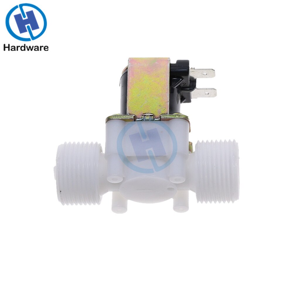 Válvula Solenoide eléctrica de rosca macho PP G3/4 ", dispositivo desviador de Control de agua N/C DC 12V