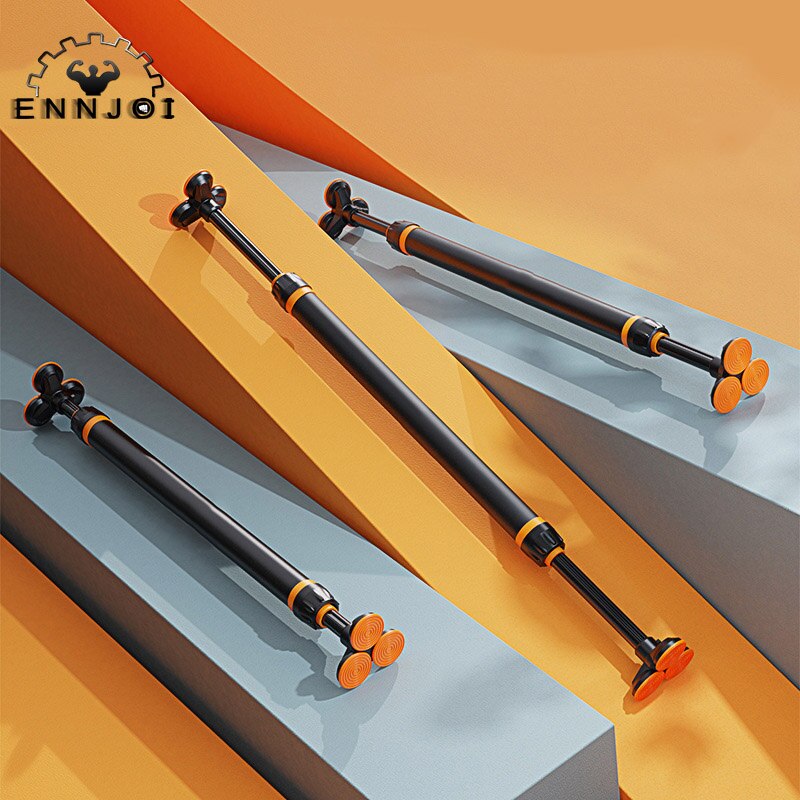 Indoor Wall-Mounted Inner Door Horizontal Bar 200KG Weight Bearing Exercise Gym Adjustable Stainless Steel Fitness Equipment