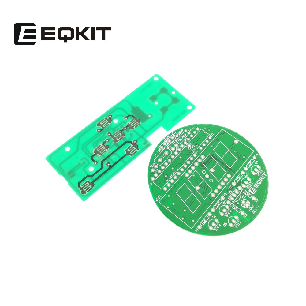 Eqkit Afstandsbediening Klok Kit Gloeilamp Vorm Klok Diy Creatieve Klok 4-Digit Digitale Display Klok