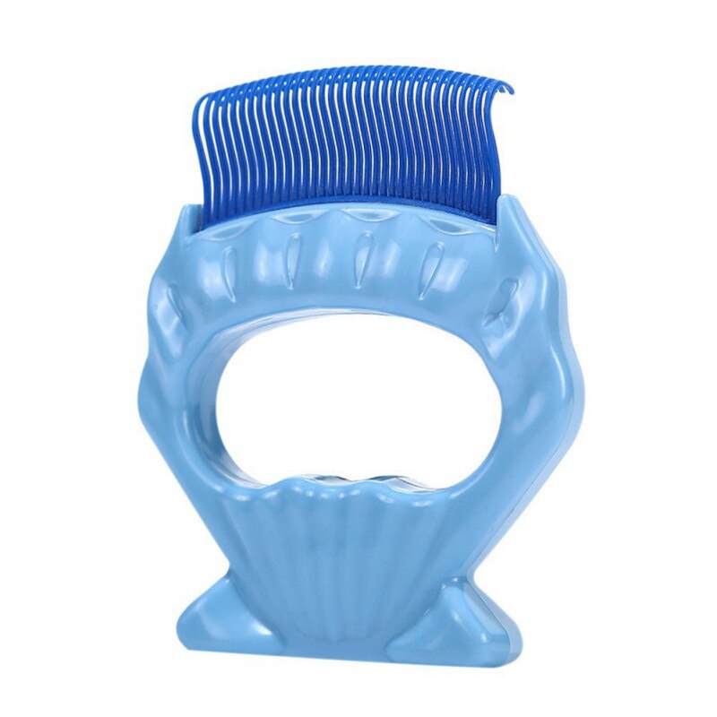 Shell-Shaped Pet Comb Removal Of Floating Hair Hair Removal Open Knot Smooth Hair Comb Cat And Dog Hair Care Tools: Blue