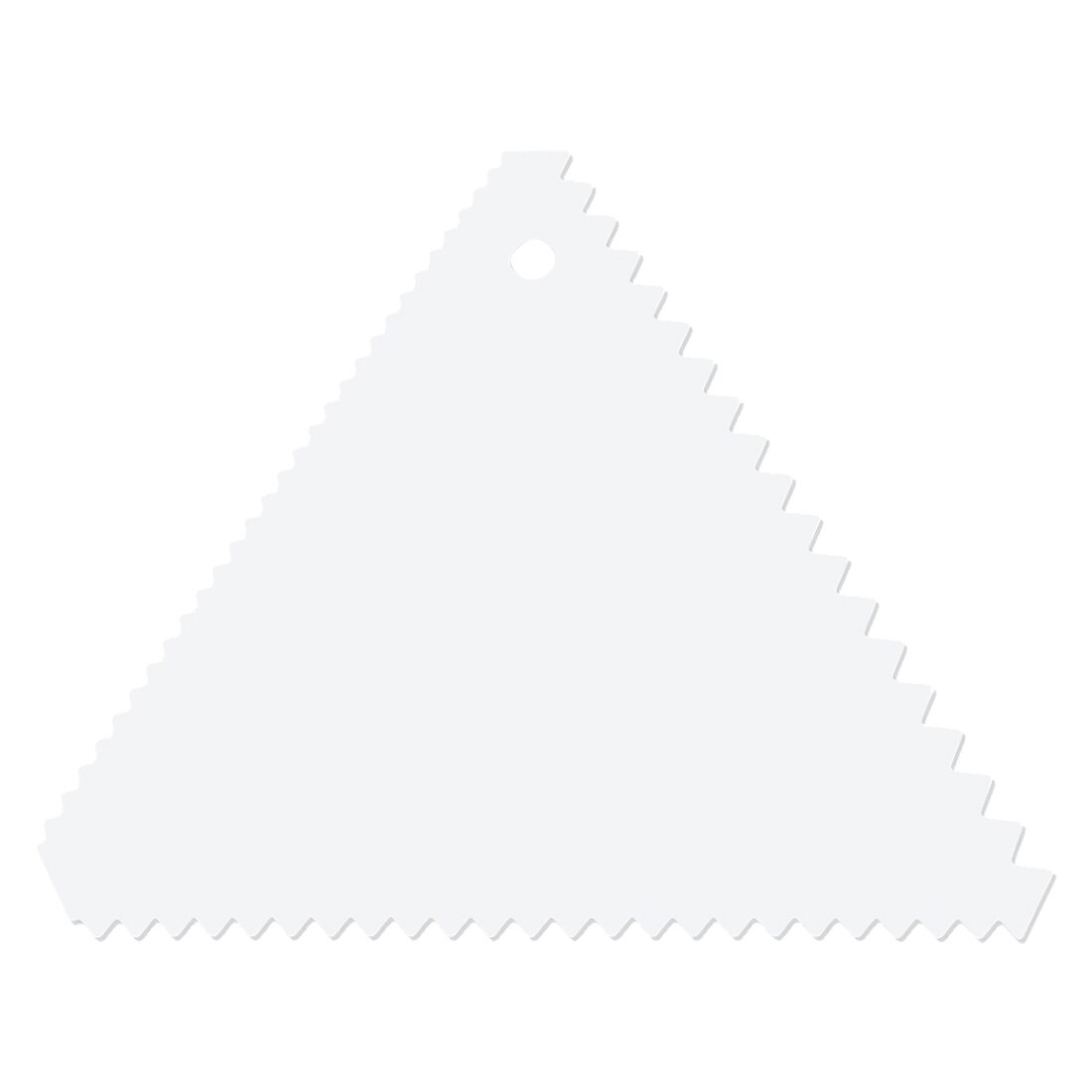 4 Kleuren Plastic Taart Draaitafel Taart Stand Roterende Taart Decoreren Draaitafel Anti-Slip Ronde Cake Stand Roterende Pan: Triangular Scraper