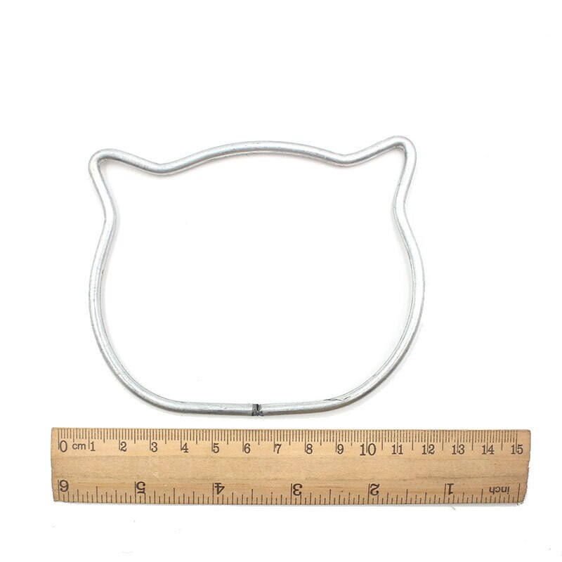 1 paket/los Mond Herz Form 50-300mm Großen Traum Catcher Ring Handwerk Metall Ringe Für Traum Fänger Hoops DIY Hängen Anschlüsse: Cat 10.7x8.7cm 1pc