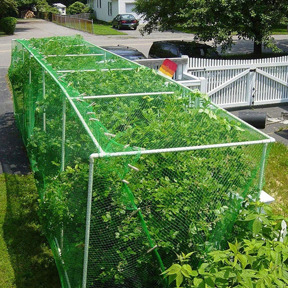 4x5m/ 5x20m Reusable Black Fruit Tree Netting, garden netting for protecting fruit trees, plants and vegetables from birds and a