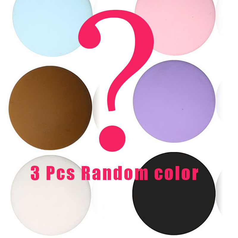 3Pcs Door Stopper Silicon Soft Door Cushion Protection Pad Rubber Silicone Stopper Door Mute Stickers Hardware Bumper Wall Mat: 4cm Random