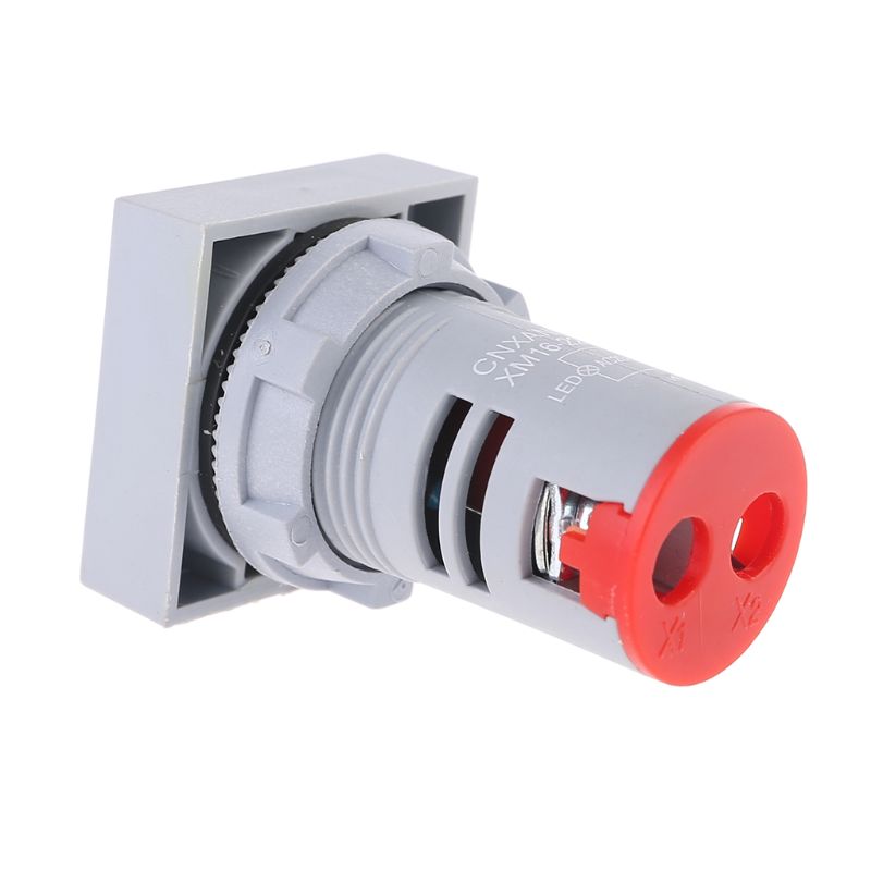 Voltímetro cuadrado para coche, 1 unidad, Panel medidor de voltaje Digital LED de 20-500V CA, accesorios para automóvil