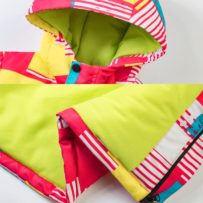 Kinderen Skipak Kinderen Winddicht Waterdichte Warme Fleece Sneeuw Pak Meisjes Jongens Winter Skiën En Snowboarden Jas Broek Ski Set