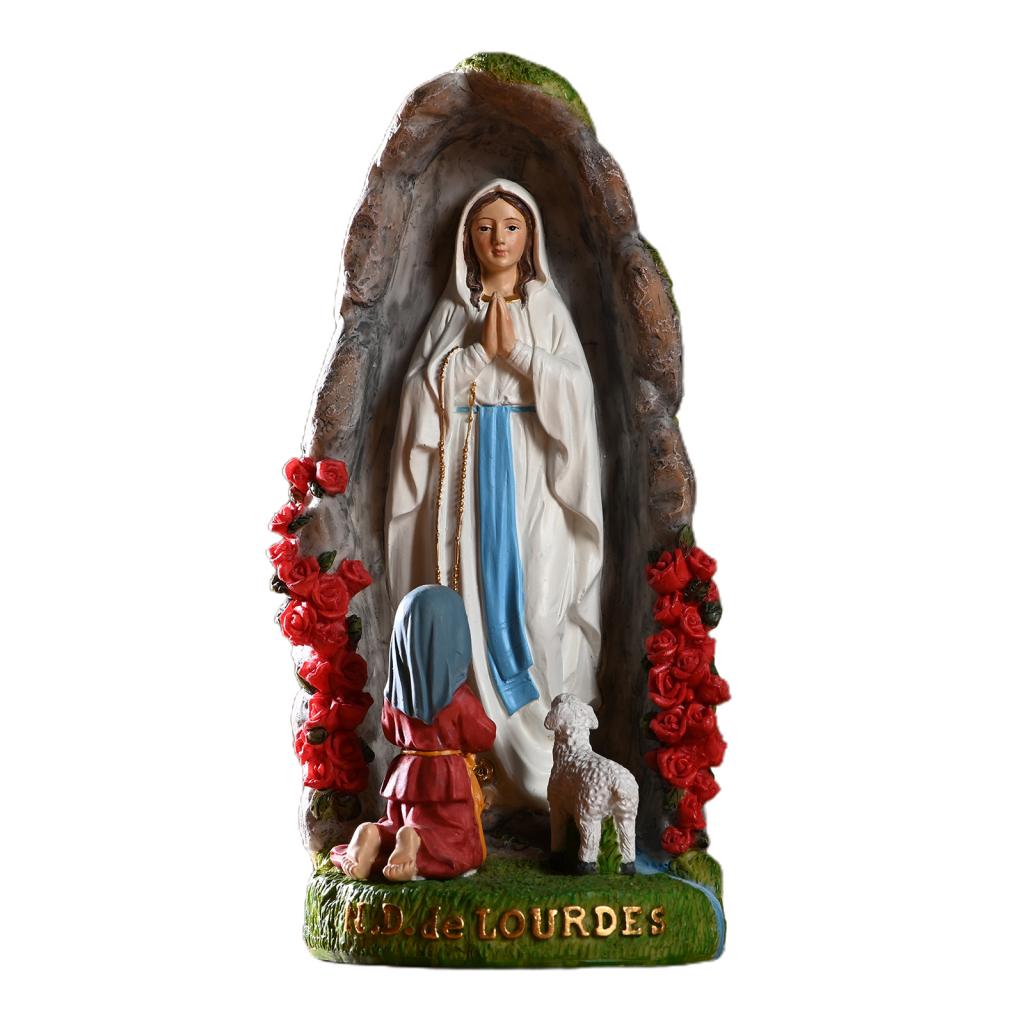 Zeldzame Virgin Mary Standbeeld Christelijke Xmas Display Decoratie Ornamenten, Mooie