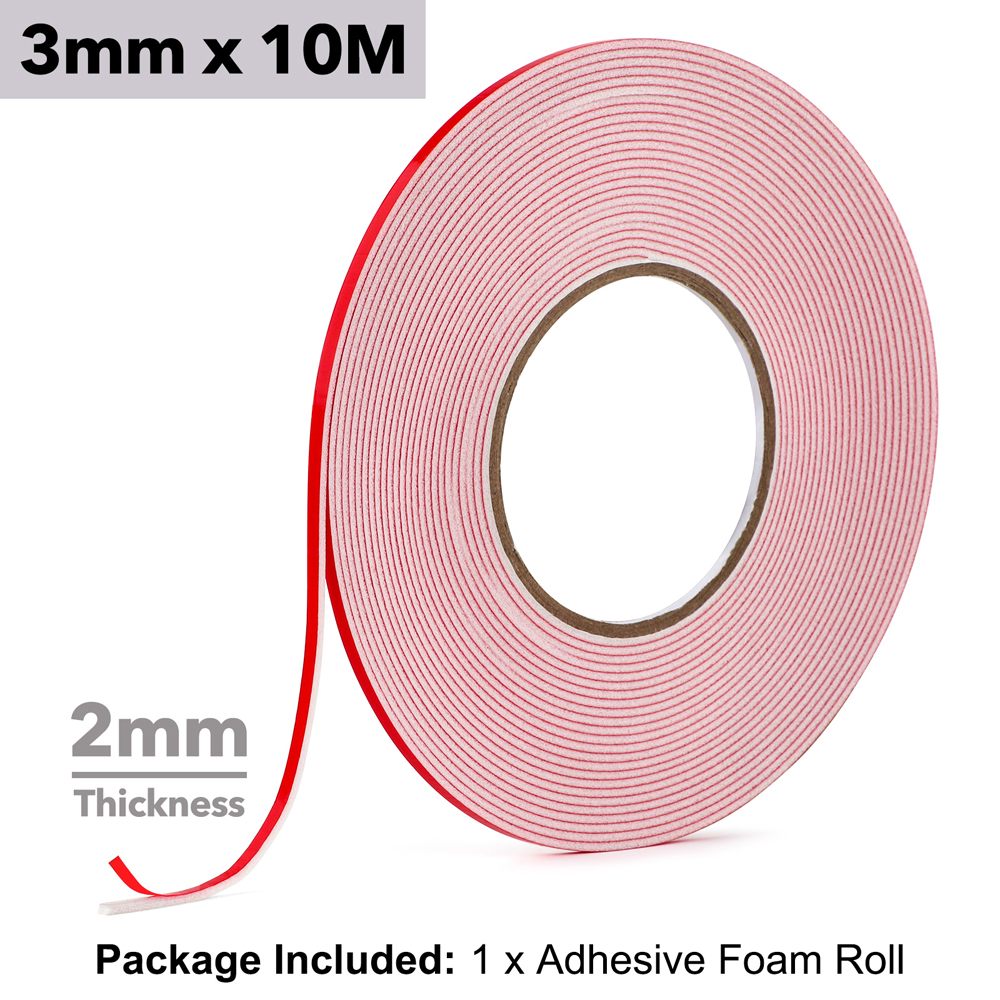 Rollo de espuma adhesiva de doble cara de 131 pies, cinta de espuma 3D Stciky para tarjetas Shaker, fotos, cartulina, página de planificador, decoración del hogar, fabricación de tarjetas: Gris oscuro