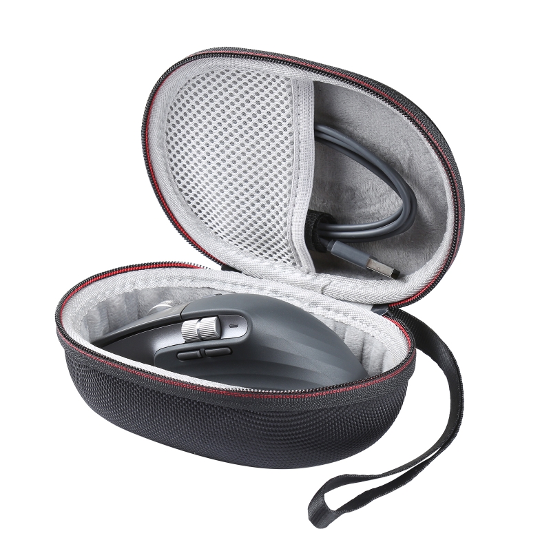 Bolsa de transporte para logitech-mx mestre 2s mestre 3 jogo mouse tamanho pequeno saco com alça de mão 6.1x4.3x2.6in x6hb