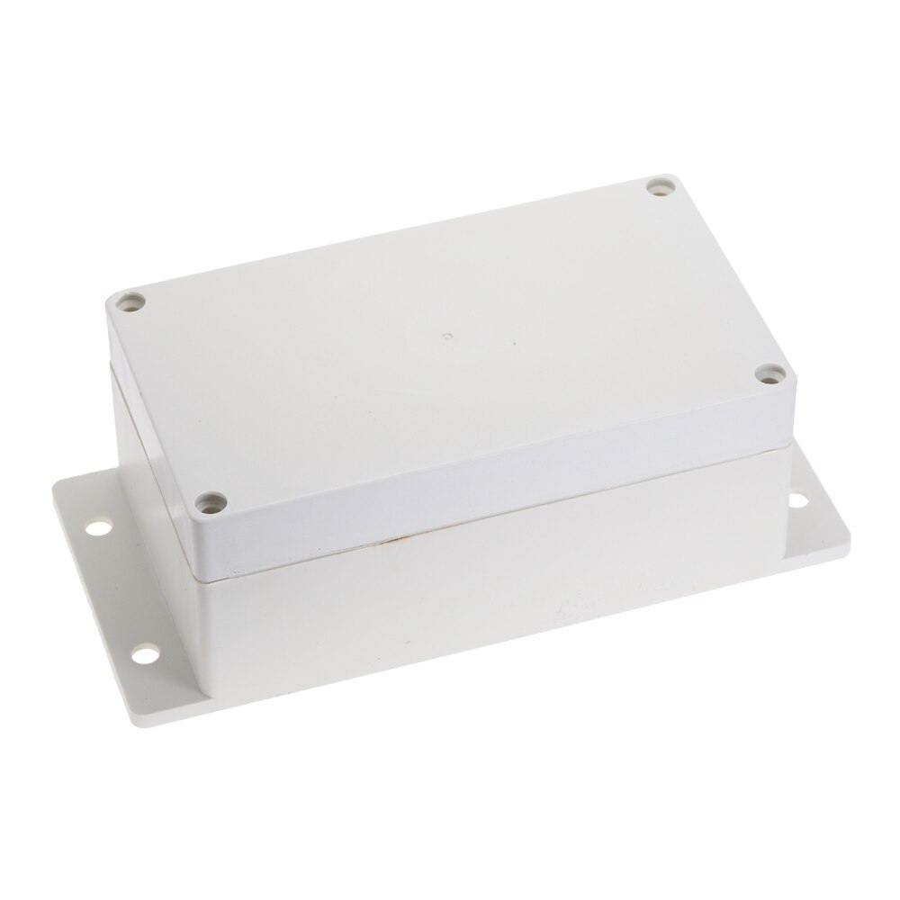 1pc Waterproof Plastic Enclosure Cover DIY Power Junction Box White 158mmx90mmx66.5mm Electronic Project Instrument Case