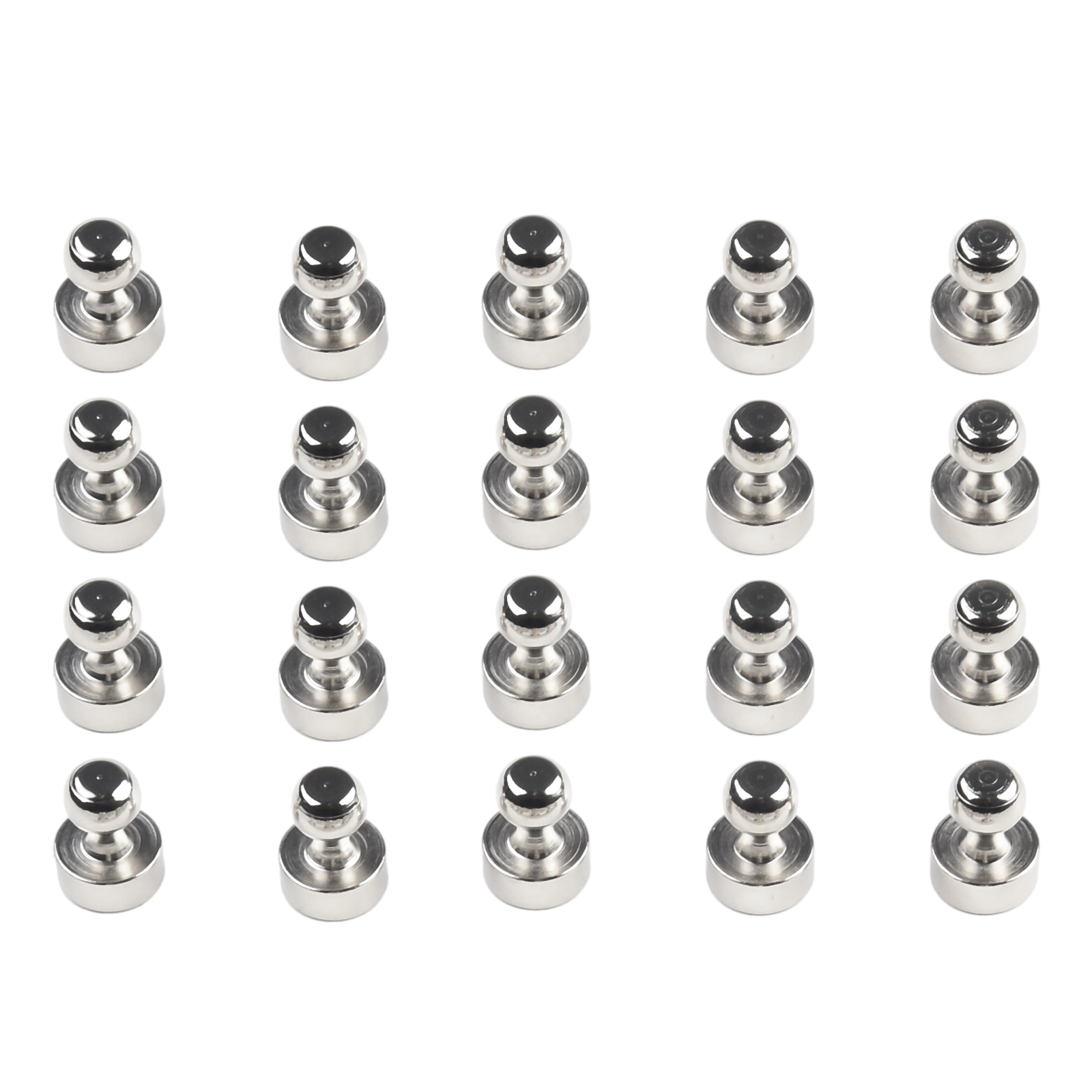 10/20x pines magnéticos imanes de neodimio Pin tablero imán para tablero imanes de cono imanes de nevera súper fuertes para herramienta de almacenamiento en el hogar: Amarillo