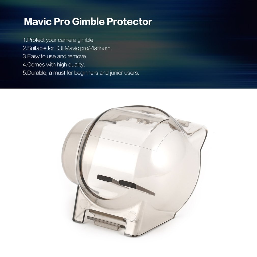 Gimbal kamera beskyttelsesdæksel linsedæksel til dji mavic pro / platin gimbal låsebeskyttelse til dji mavic pro drone tilbehør