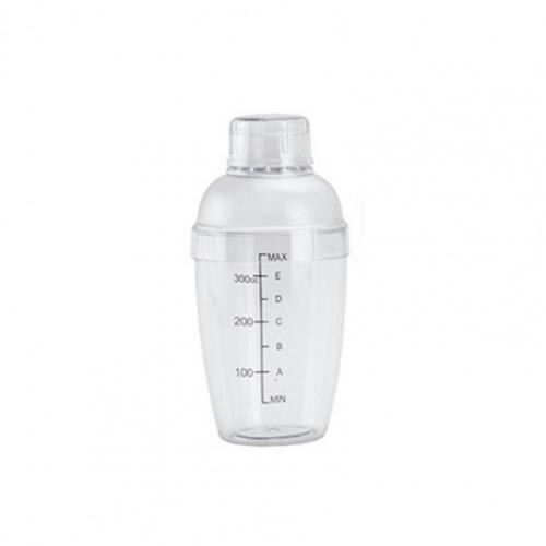 Drink Mixer Exquisite Crush Resistance Cocktail Shaker Precise Transparent Cocktail Shaker: 350ml