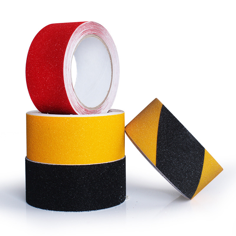 2.5CMx5M PVC Simple Anti Slip Traction Tape Self Adhesive Strong Grip Abrasive Tapes Home Outdoor Stairs Skateboard Durable
