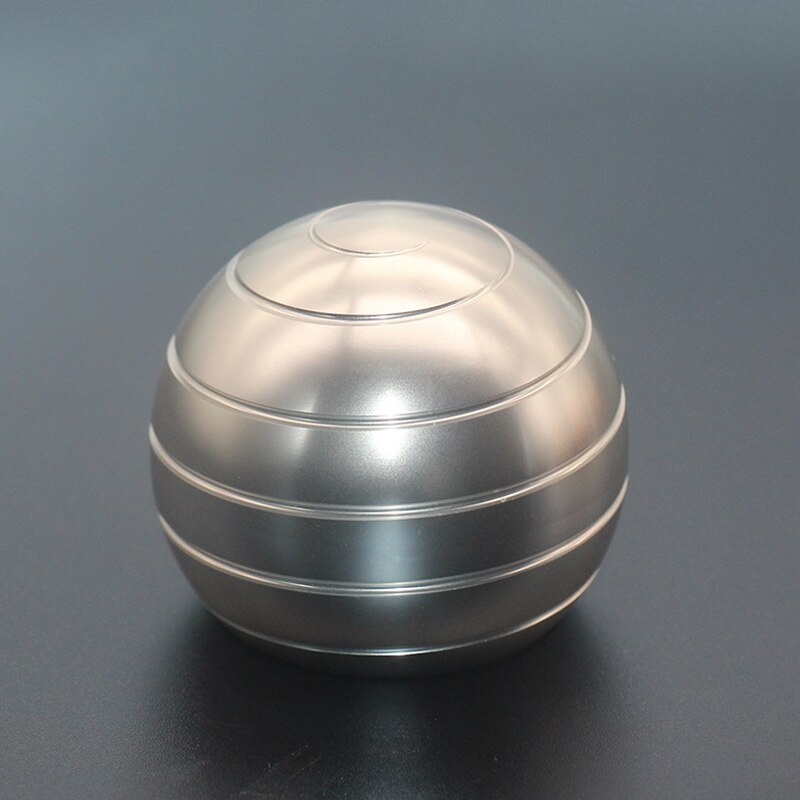 Ball Type Fingertip Gyro Metal Alloy Adult Office Desk Toy Decompression Anxiety Stress Relief Fidget Spinner Sensory Toys