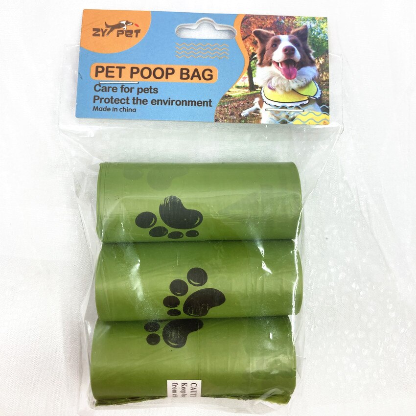 Sac à ordures biodégradable pour chien, fournitures pour animaux de compagnie, sac à ordures biodégradable, pilule osseuse, ensemble de ramassage de toilette, boîte à litière autonettoyante: garbage bag
