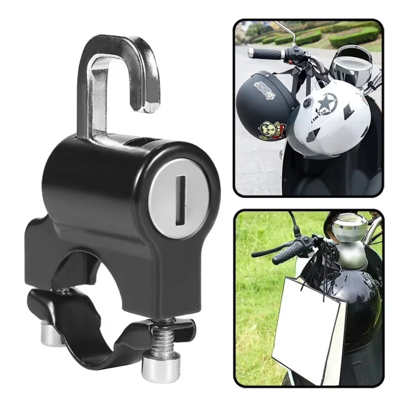 Motorhelmslot Anti-diefstal helmslot Stuurhouder Motorfiets Elektrische motorfiets Veiligheidsslot Accessoires