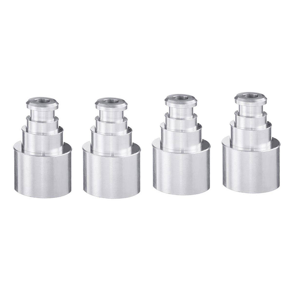 8 Stks/set Aluminium LS3 Injector In Een Voor LS1 Voor LS2 Injector Extender Adapter Top Hoed Voor Delphi 4.8 5.3 6.0