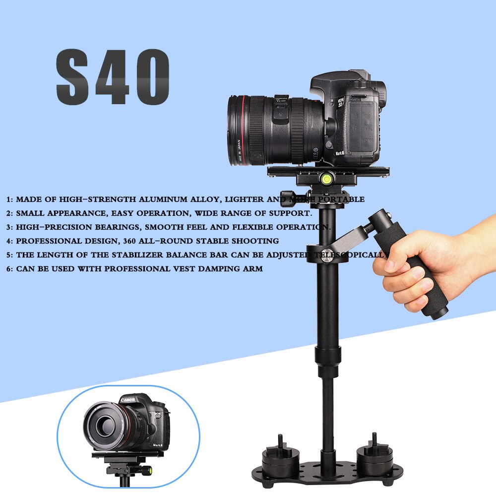 Camera Equipment S40 Handheld Shooting Stabilizer Universal SLR Camera DV Stabilizer Handheld