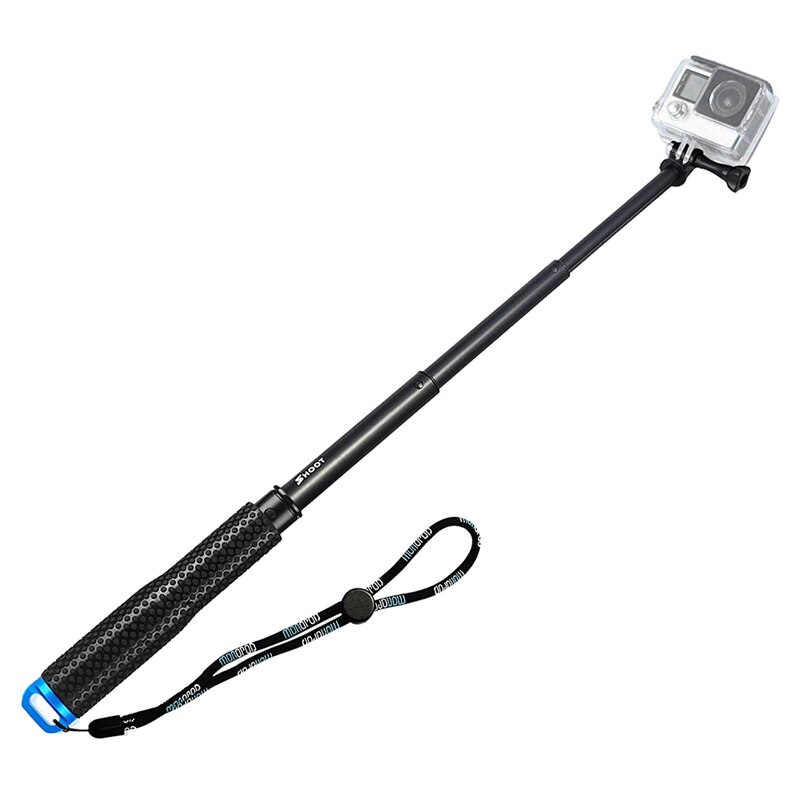 19 &quot;Uitschuifbare Handheld Selfie Stok Telescopische Pole Aluminium Monopod Voor Gopro Hero 5/4/3 +/3 SJ4000 SJ5000 SJ6000 Action
