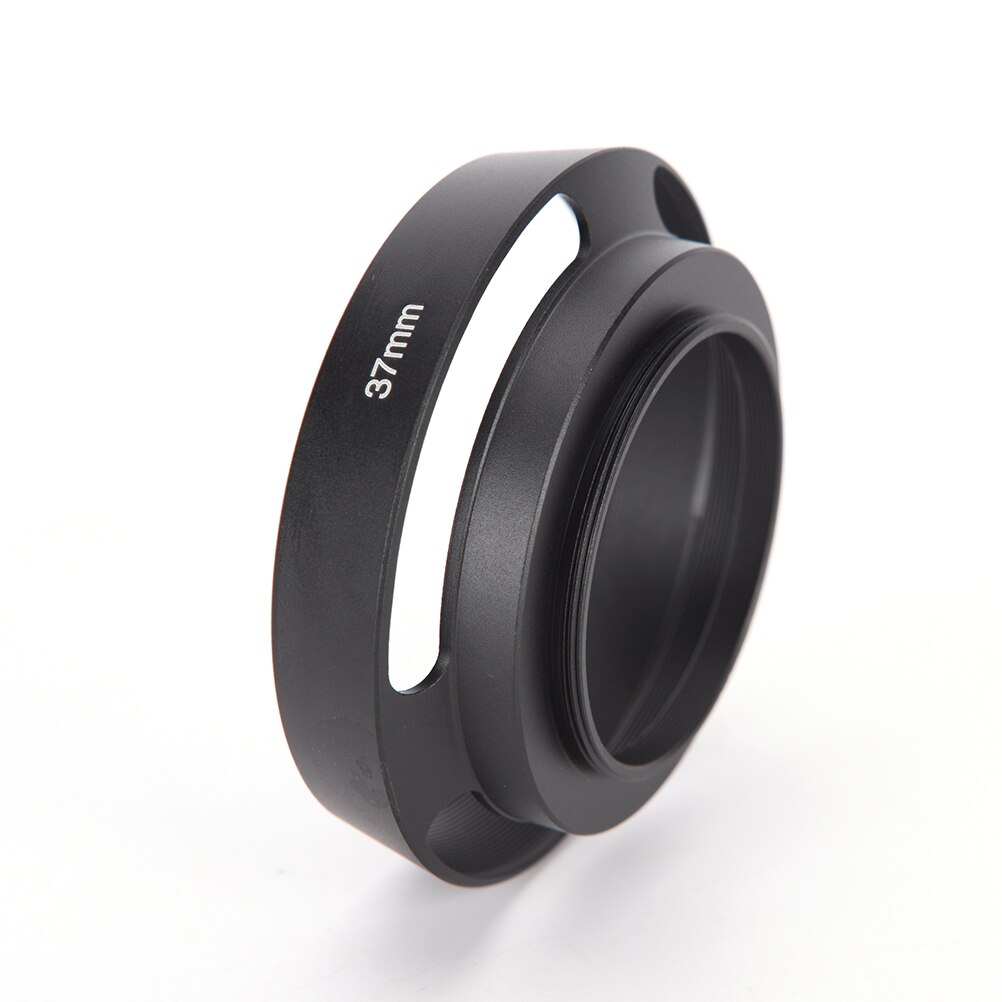 37 39 40.5 43 46 49 52 55 58Mm Black Geventileerd Gebogen Metalen Camera Zonnekap Voor Leica M voor Pentax Voor S & Ny Voor Olympus