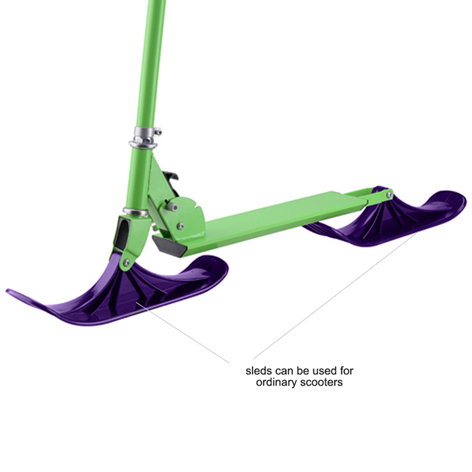 2Stck freundlicher Winter Schnee Rolle Ski Skateboard Universal- Schlitten Ersatz Teile