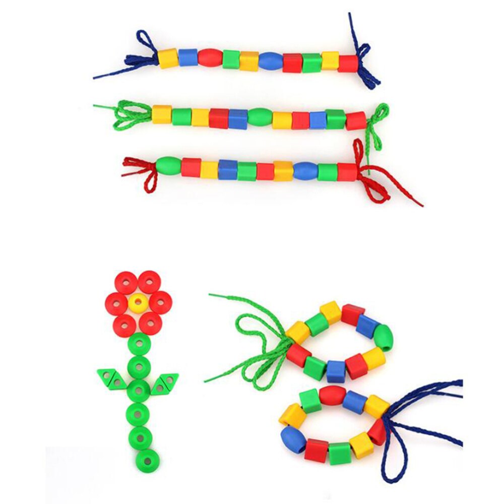 400g 8 rijg- en rijgkralenset, rijgkralen, duurzaam, grappig, kleurrijk, educatief speelgoed, peuterspeelgoed, leerzaam speelgoed