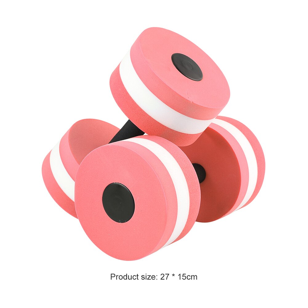 Piscine mousse Aqua haltères aquatique eau Fitness haltères aérobic piscine eau exercice Fitness accessoires: Rose