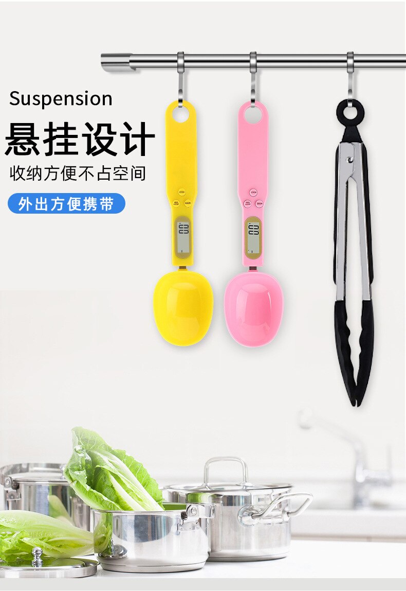¡Producto en oferta! Cuchara medidora de 500g, utensilios de cocina, cuchara medidora electrónica, balanza de cocina de alta precisión, cuchara suministros de cocina