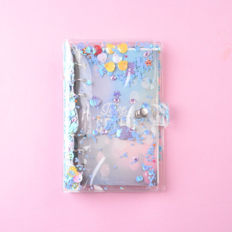A5/a6 fotoalbum billedopbevaringsramme pailletter løse blade navn kortholder indsæt side album diy scrapbog ylm 8052