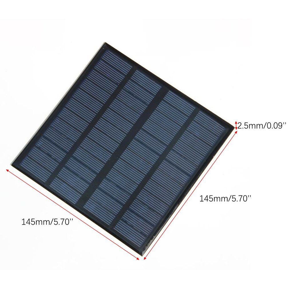 3W 12V Zonnepaneel Solar Epoxy Panel Diy Zonnepaneel