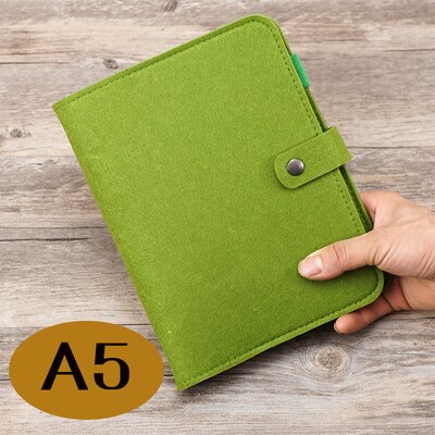 Hand-made Watercolor Book Carry-on travel Mini-book 350/g Coarse Fine-grained Watercolor Paper Sketchbook: Green