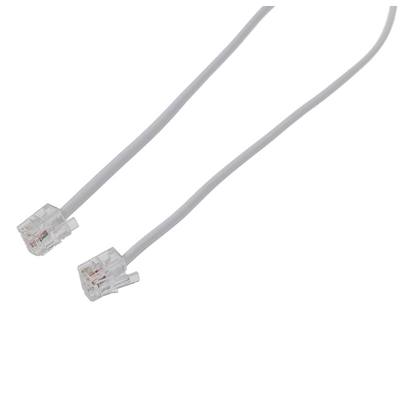 Cables de teléfono Modular, 9M, 30 pies, RJ11, 6P2C, color blanco