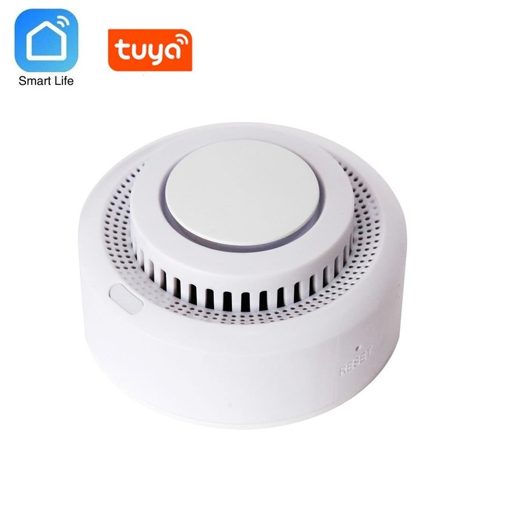 TUYA Smart Life WIFI APP CONTROL Wireless Photoelectric Smoke Alarms Photoelectric Fire Alarm Detector Smoke Sensors