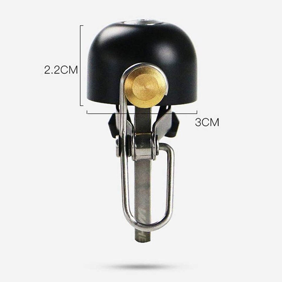 Timbre de bicicleta clásico, timbre de bicicleta Retro con sonido fuerte para bicicleta de montaña, manillar de 22-36mm