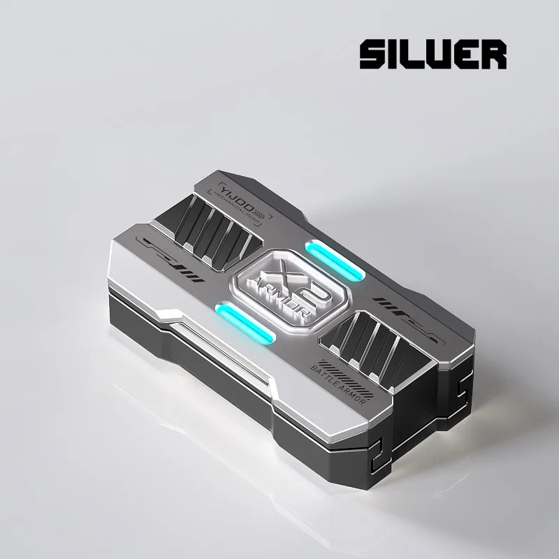 Deslizador de empuje luminoso para adultos, aparatos EDC, juguete de escritorio antiestrés, Spinner de mano, autismo, ansiedad, TDAH, alivio del estrés, divertidos