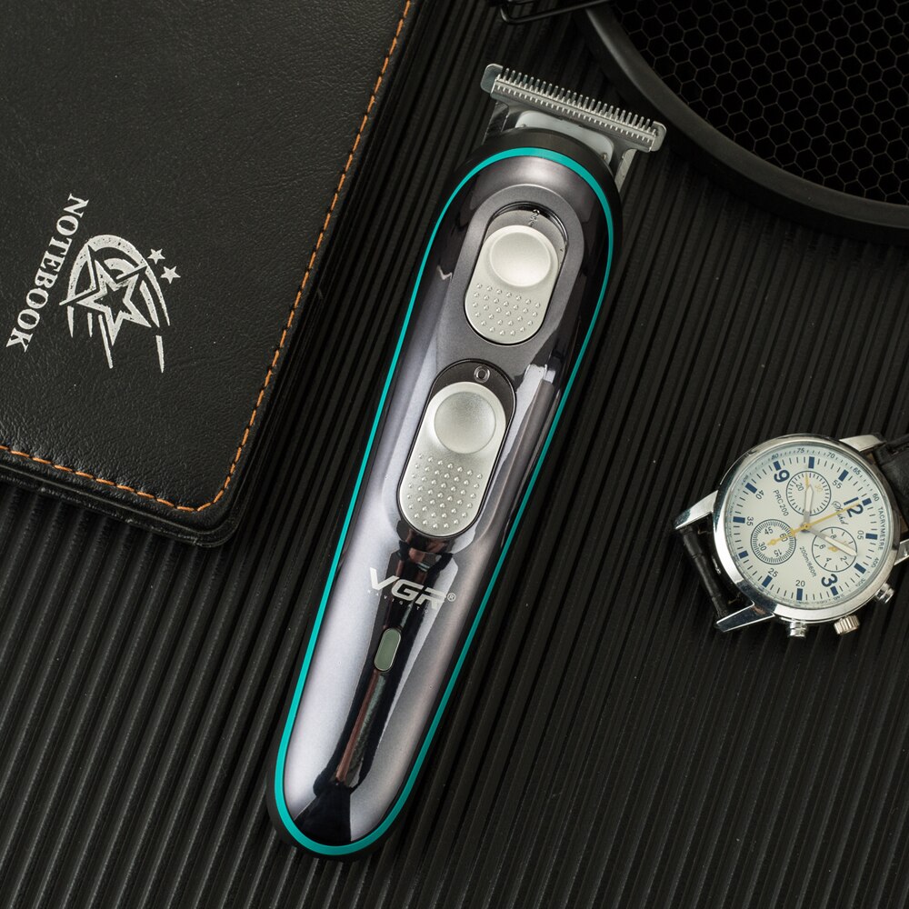 Cortadora de pelo VGR V-055, máquina de corte de pelo sin cable, máquina de barbería, afeitadoras, herramientas de corte de pelo recargables con 4 cabezales