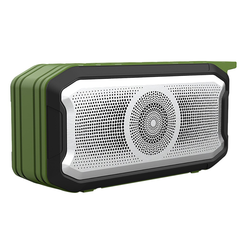 Ouhaobin bluetooth Speaker Outdoor Waterdichte Draagbare Speaker Geluid Draadloze Luidspreker Subwoofer HD Bass Stereo: GN