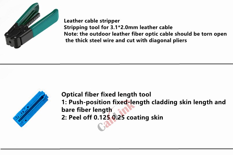 Optical Fiber Cold Splicing Tool Kit FTTH FC-6SComponent Fusion Termination Optical Power Meter Optical Fiber Cleaver